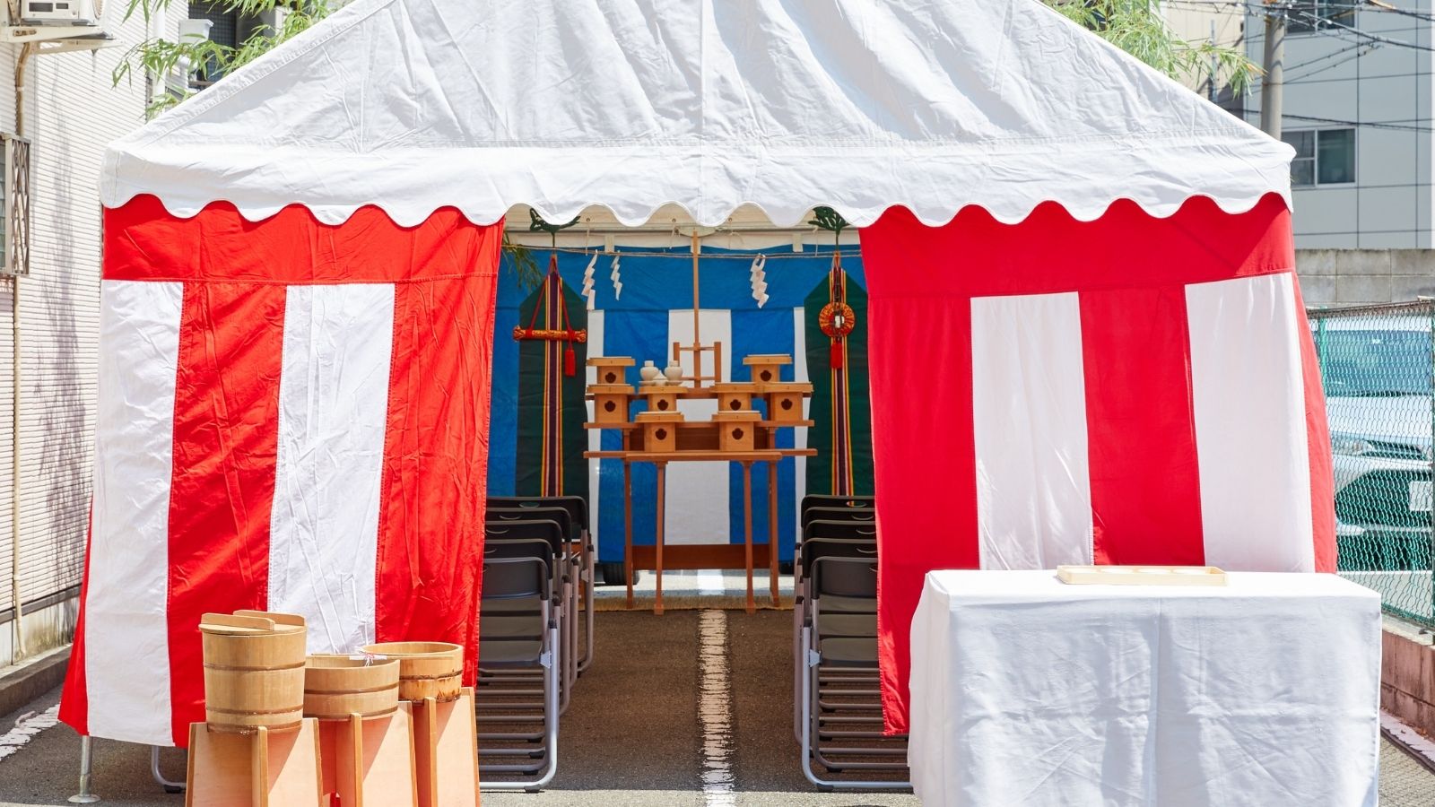 地鎮祭・上棟式・竣工式・落成式など式典対応のイメージ